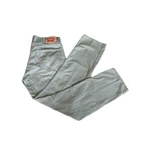 Men's Levi 505 Straight Fit  Tan Jeans Size 36x34 ( Now 32 )‎